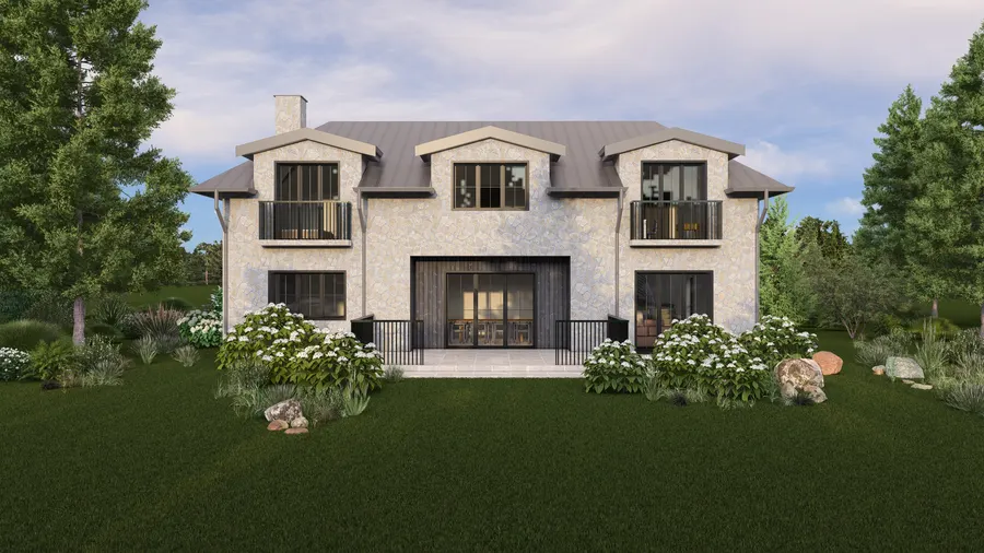 Projekt domu w stylu farmhouse — modern farmhouse, wiejska architektura